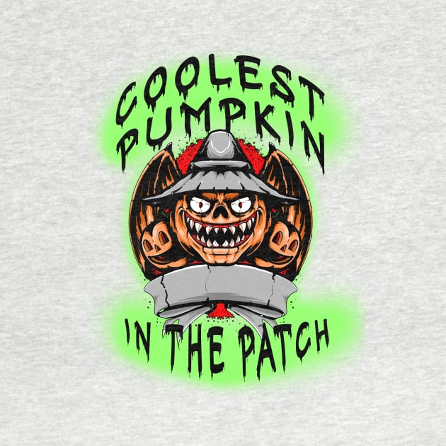 Coolest Pumpkin In The Patch - Coolest Halloween by Goods-by-Jojo